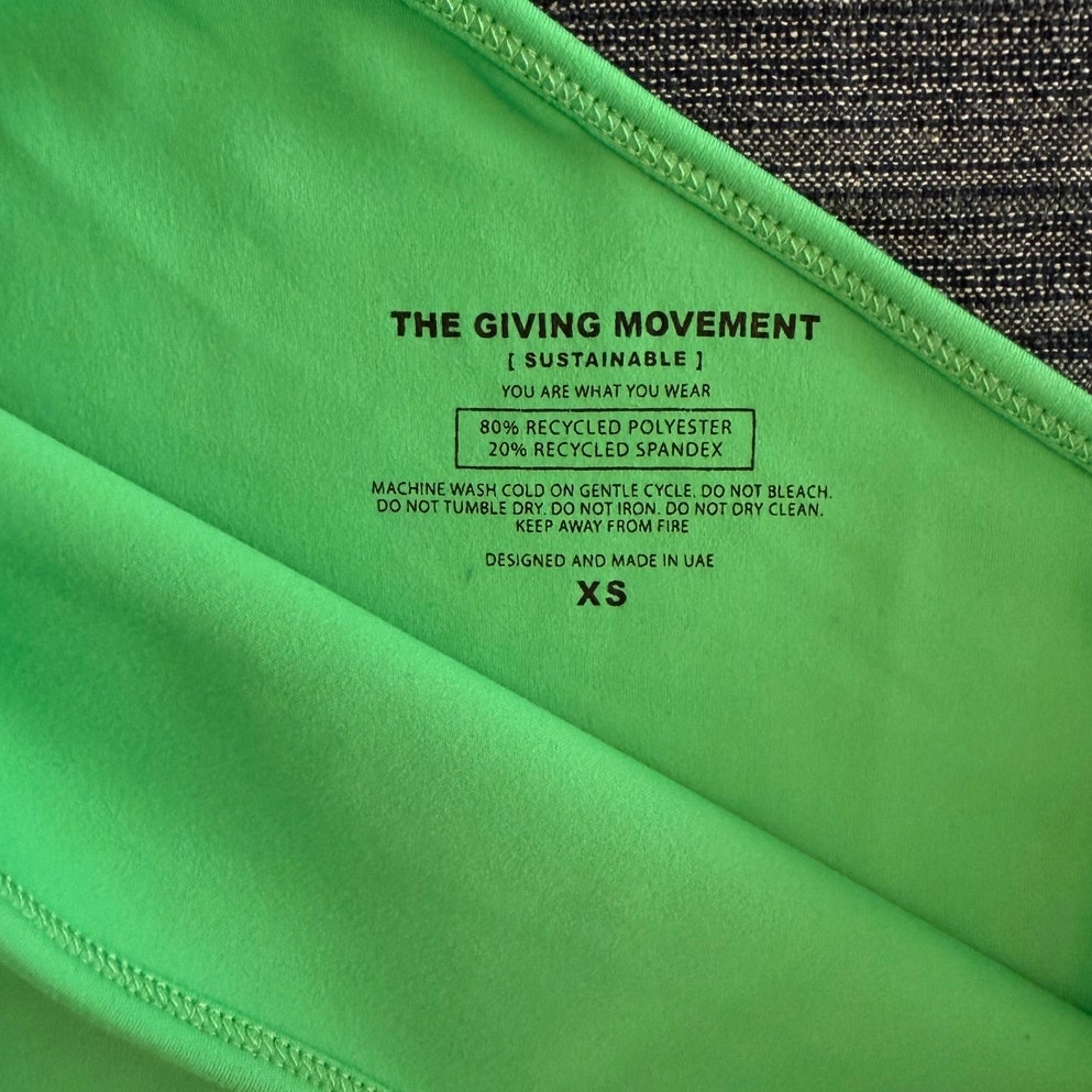 Yoox One Shoulder Crop Top Size Xs The Giving Movement Sustainable Streetwear — image 6 of 8
